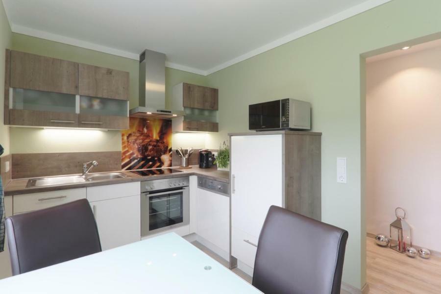 Ferienwohnung Welcome Mit Seeblick 샬켄메렌 외부 사진